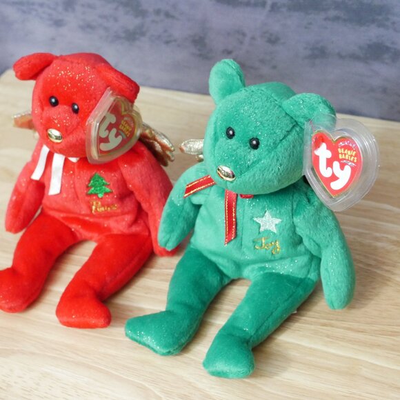 Ty Beanie Babies Peace and Joy Tacky Christmas - Picture 2 of 4